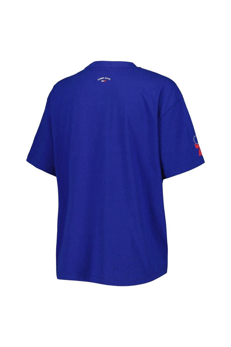 Women's Tommy Jeans Royal Philadelphia 76ers Bianca T-Shirt, Alternate, color, Royal