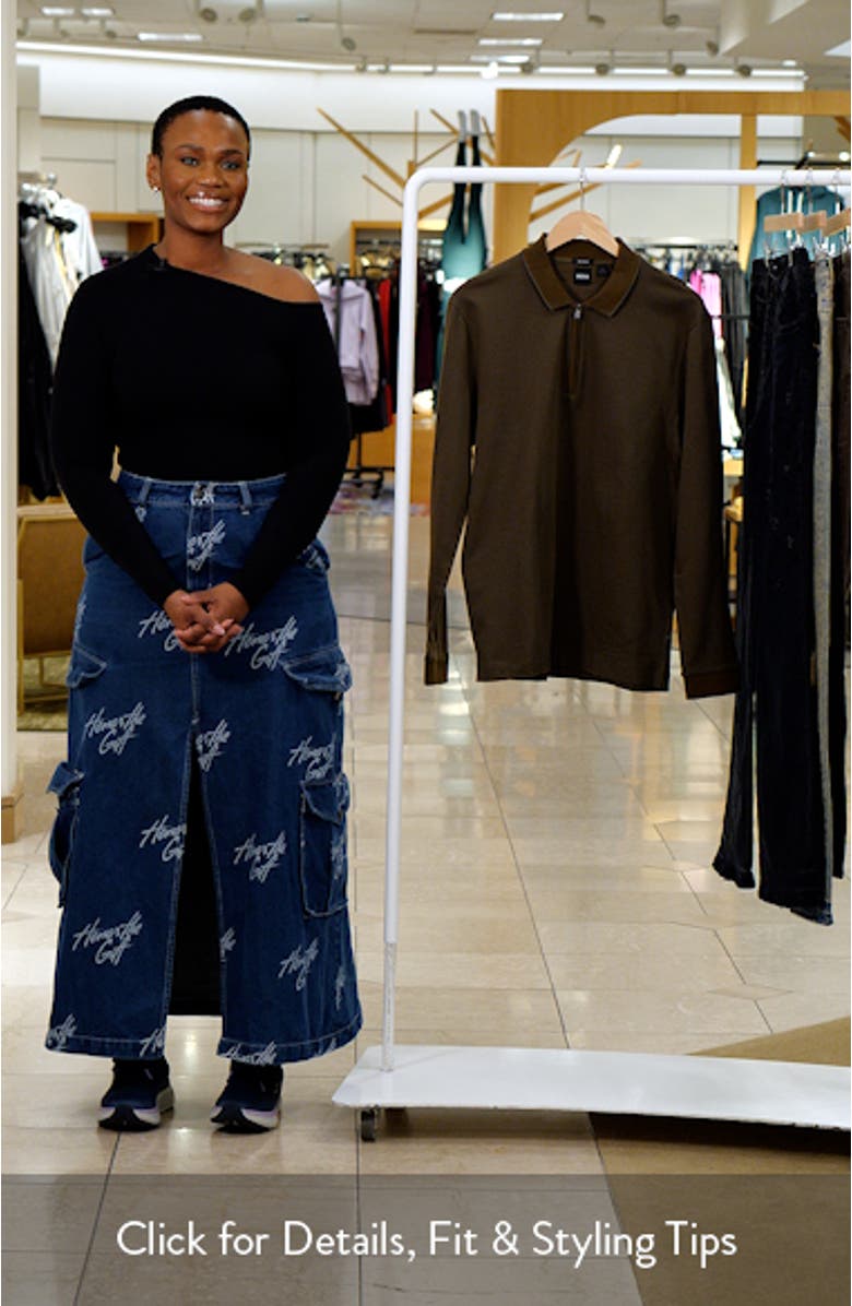 Peduzzi Half Zip Cotton Sweater, sales video thumbnail