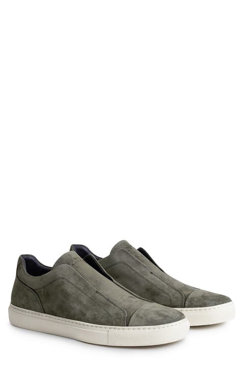Catro Laceless Suede Slip-On Sneaker (Men)