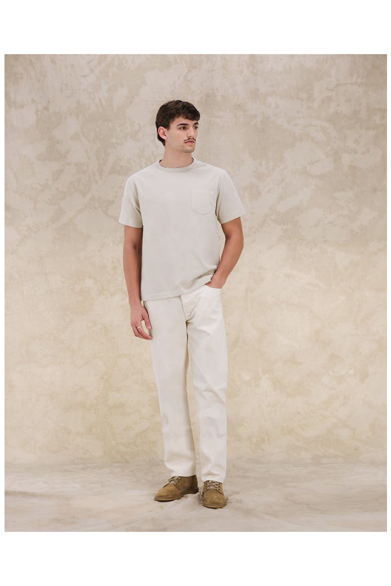 Tubejp Cotton Chest Pocket T-Shirt, Alternate, color, NATURAL