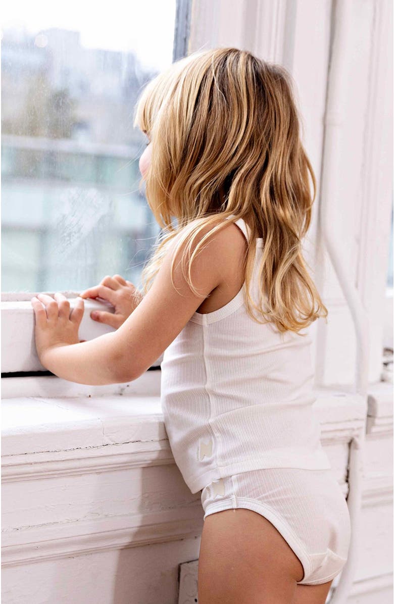 NoggiWear Ribbed Loungewear Set, Alternate, color, Mauve / White