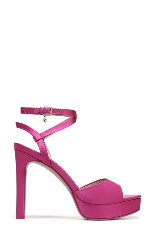 Naturalizer Pnina Tornai For Ai Ankle Strap Platform Sandal In Pink Fabric