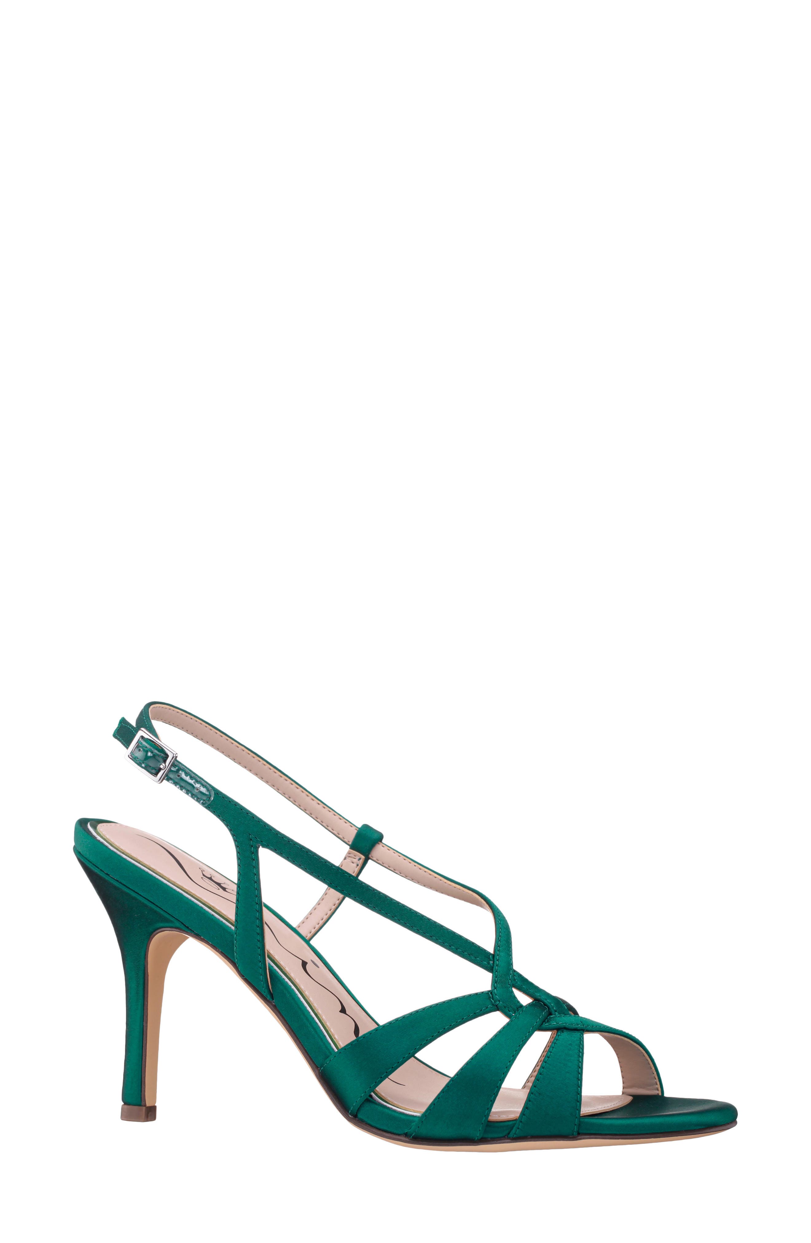 Nina Valley Slingback Sandal, Main, color, Spruce