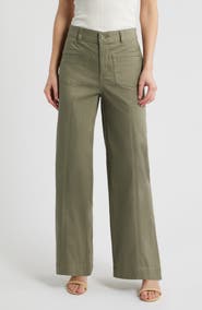 Wit & Wisdom Skyrise Patch Pocket Wide Leg Pants