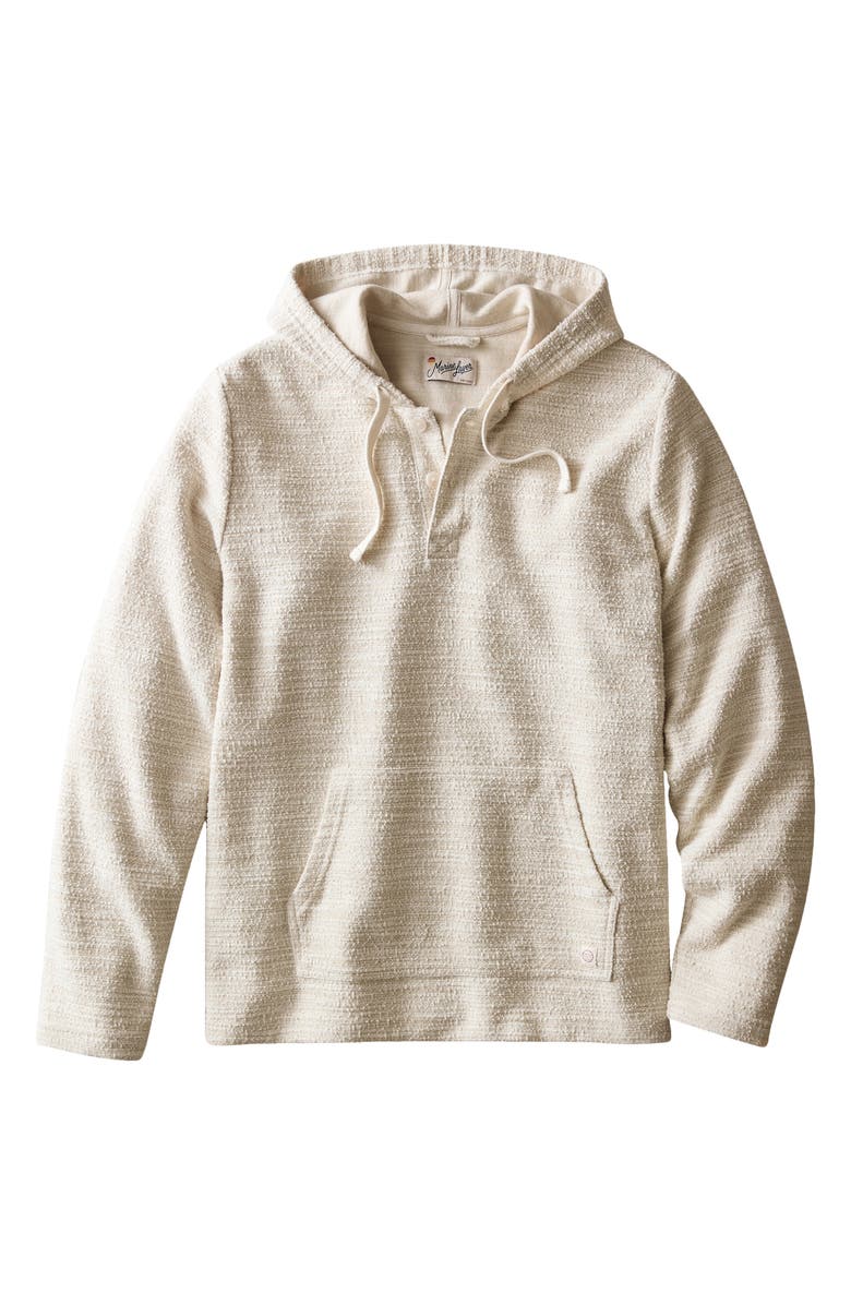 Marine Layer <p>Portola Cotton Blend Beach Hoodie</p>, Alternate, color, Sand