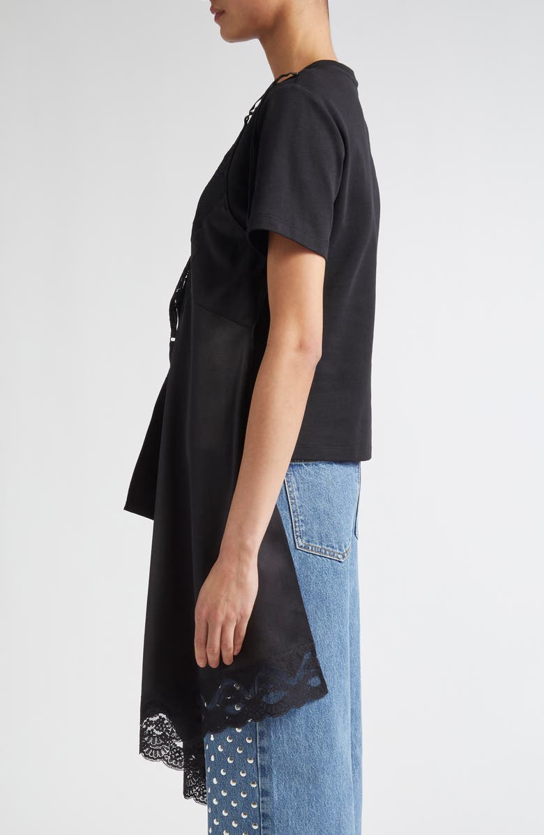 MONSE Deconstructed Lingerie T-Shirt, Alternate, color,