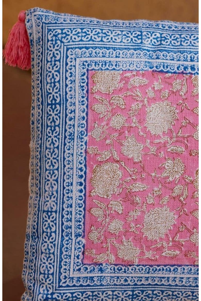 MANA Quilt Bedding Set With 2 Shams, Alternate, color, White, Pink