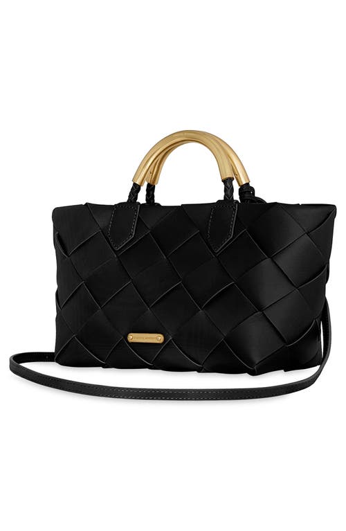 Rebecca Minkoff Mini Frankie Woven Leather Tote