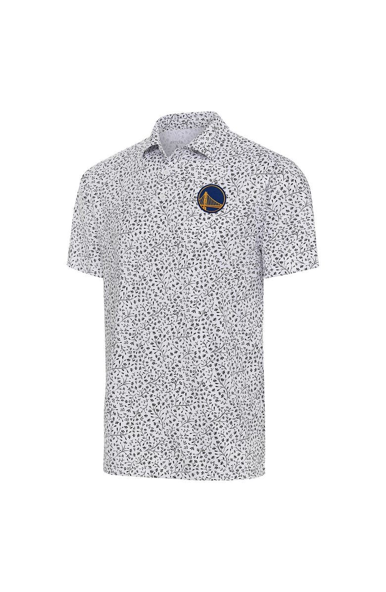 ANTIGUA Men's Antigua  White Golden State Warriors Motion Polo, Main, color, 