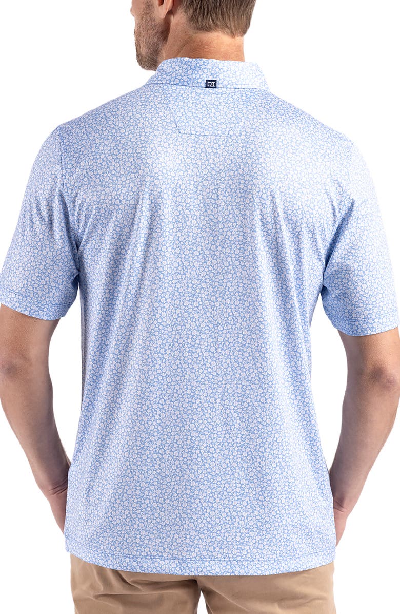 Cutter & Buck Pike Flora Print Polo, Alternate, color, Atlas