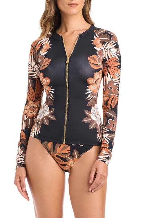 Long Sleeve Zip-Up Rashguard