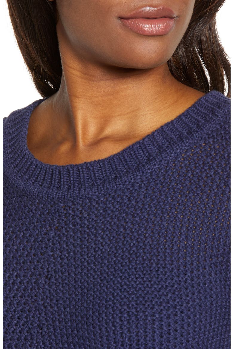 Stitch Stripe Sweater, Alternate, color, NAVY PEACOAT