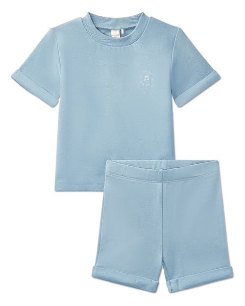 2 Piece Baby and Toddler Stretch Cotton Tee and Shorts Set