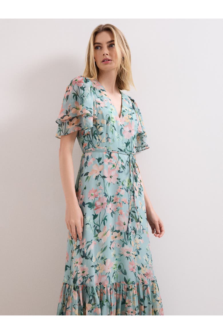 Violet V-Neck Maxi Dress, Alternate, color, Multi