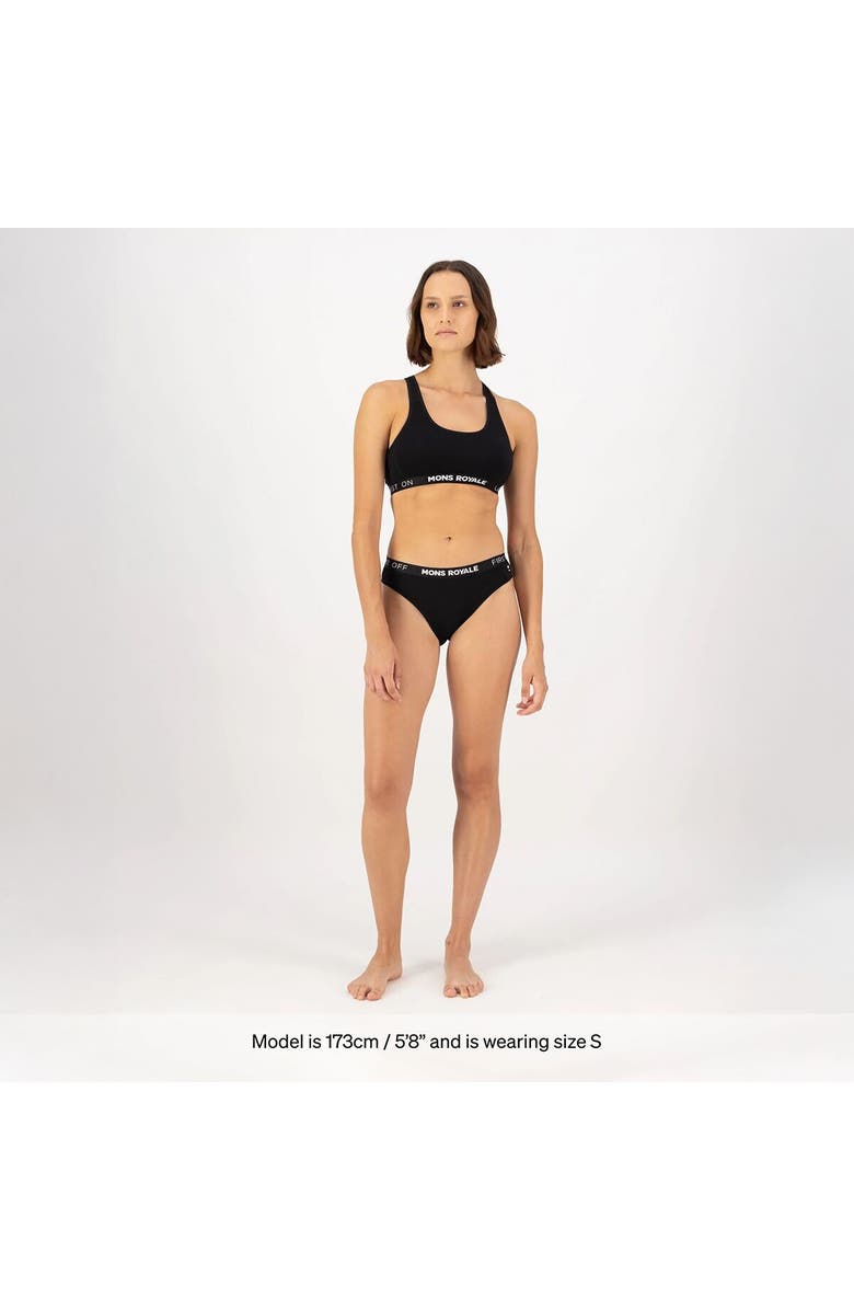 Mons Royale Folo Merino Brief - Women's, Alternate, color, Black