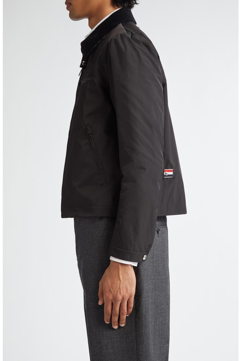 Concealed Placket Golf Jacket, Alternate, color, BLACK
