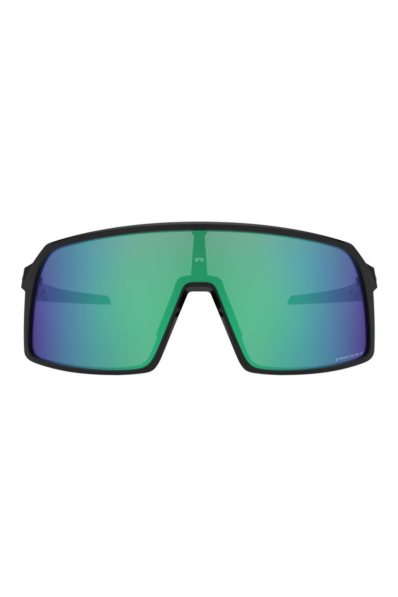 Sutro Prizm 60mm Shield Sunglasses, Main, color, BLACK / TEAL