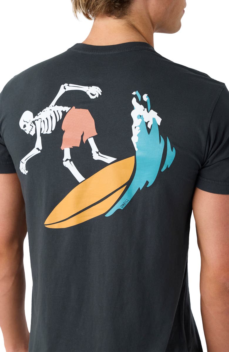 O'Neill Bones Surfer Cotton Graphic T-Shirt, Alternate, color, 