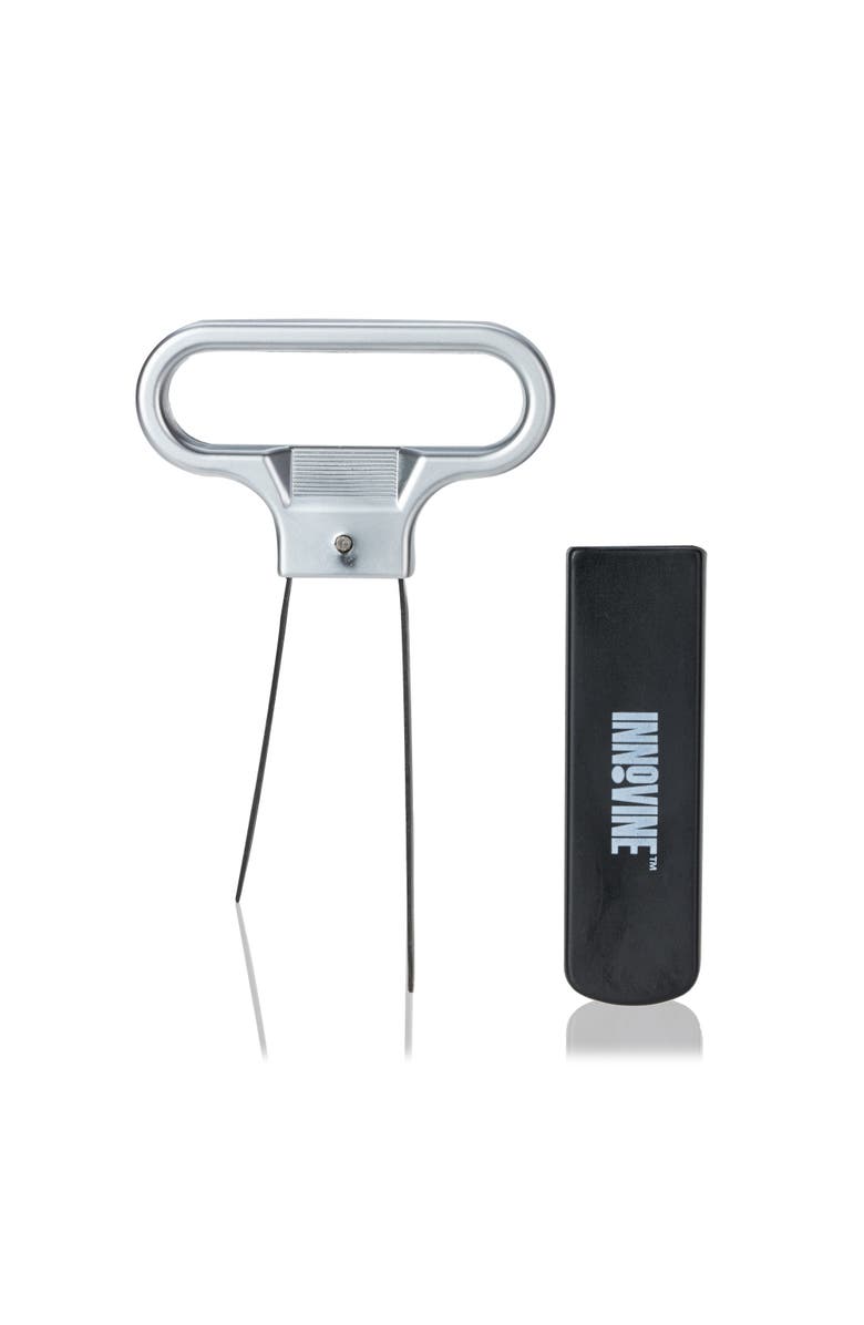 Innovine Two Prong Cork Puller, Main, color, Silver