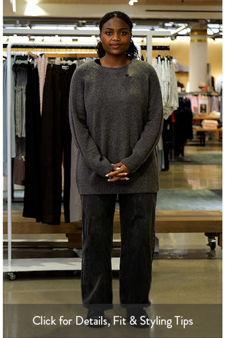 Crewneck Raglan Sleeve Sweater video
