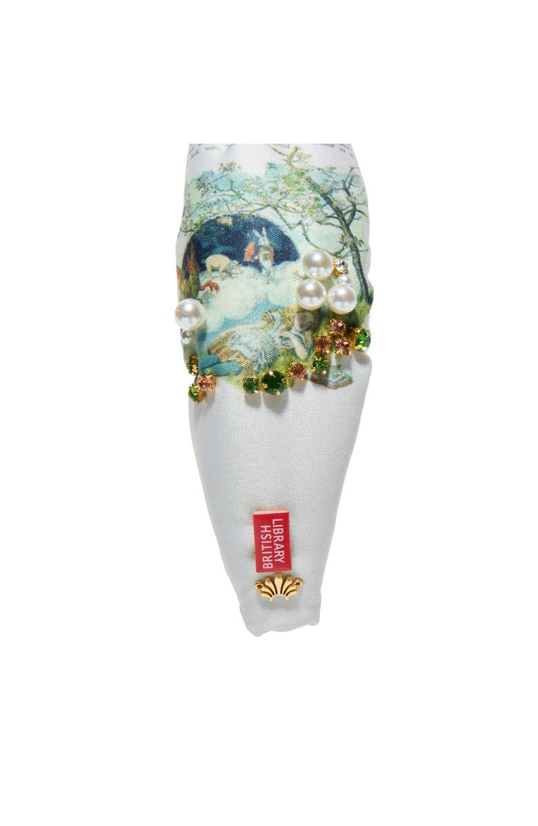 Lele Sadoughi The Nursery Alice Knotted Headband, Alternate, color, Ivory