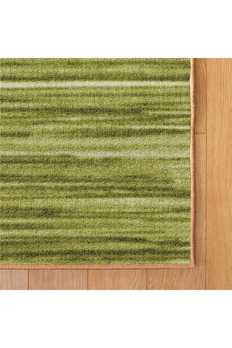 Sense of Place Nature's Stripes Carpet - Green - 4' x 6' Rectangle, Alternate, color, Green