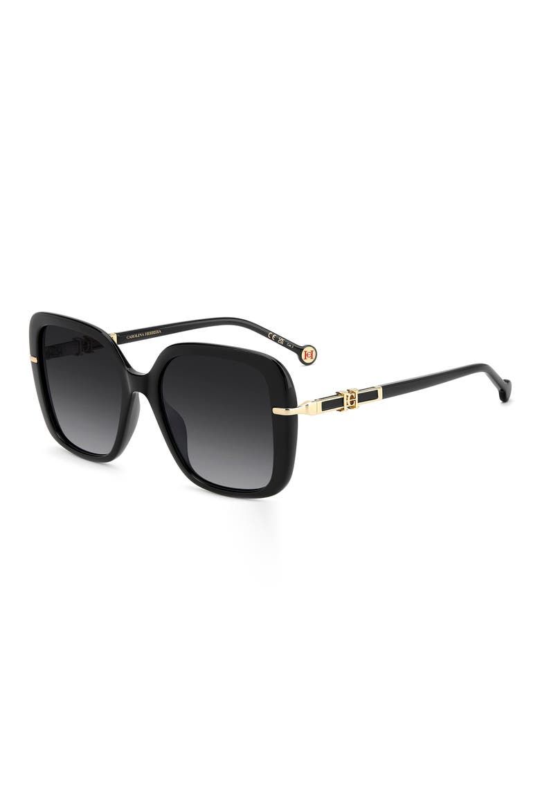 Her 55mm Gradient Square Sunglasses, Alternate, color, 0807-9O