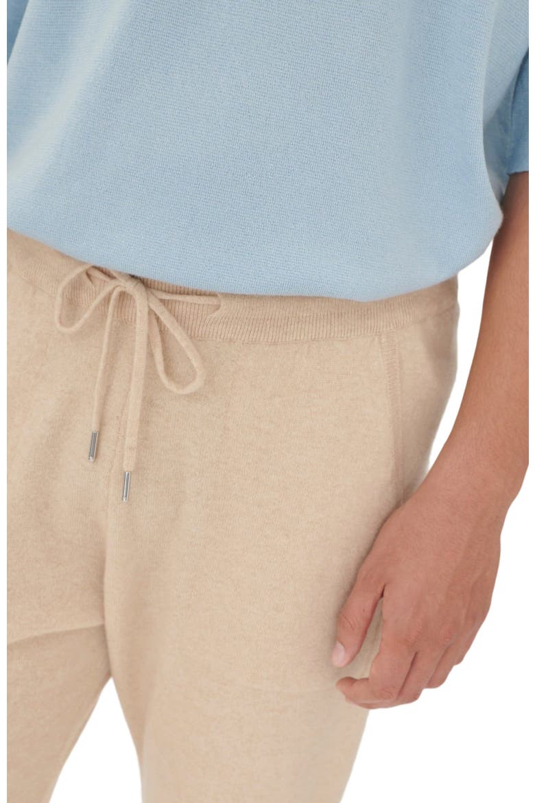 Men's Cashmere Jogger, Alternate, color, beige