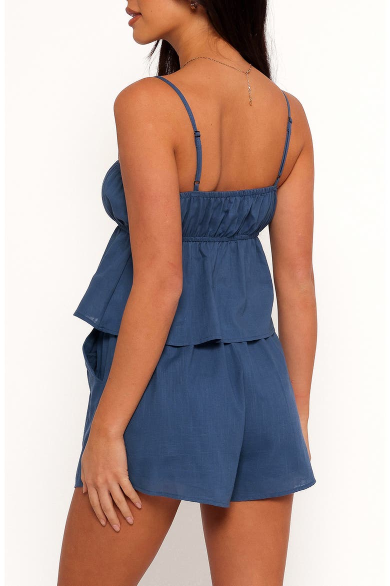 Gianna Cotton Camisole & Shorts Set, Alternate, color, DENIM