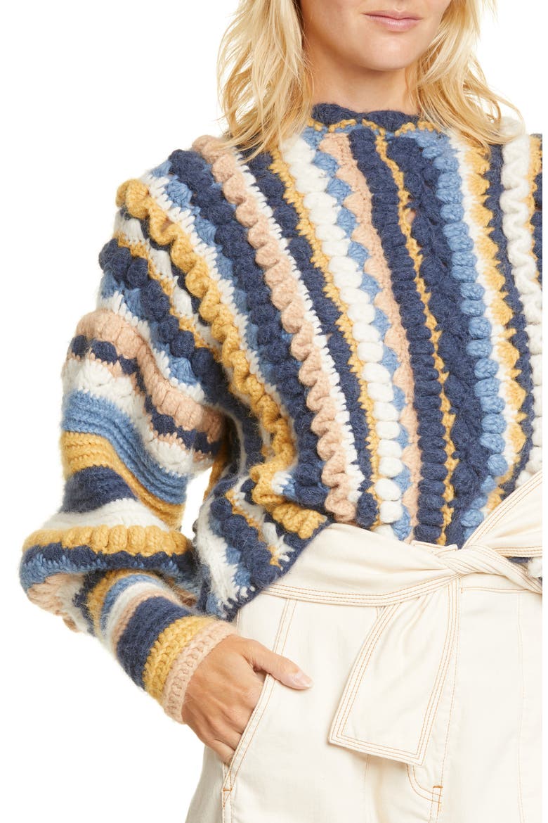 Agostina Alpaca Blend Sweater, Alternate, color, LTI MULTI