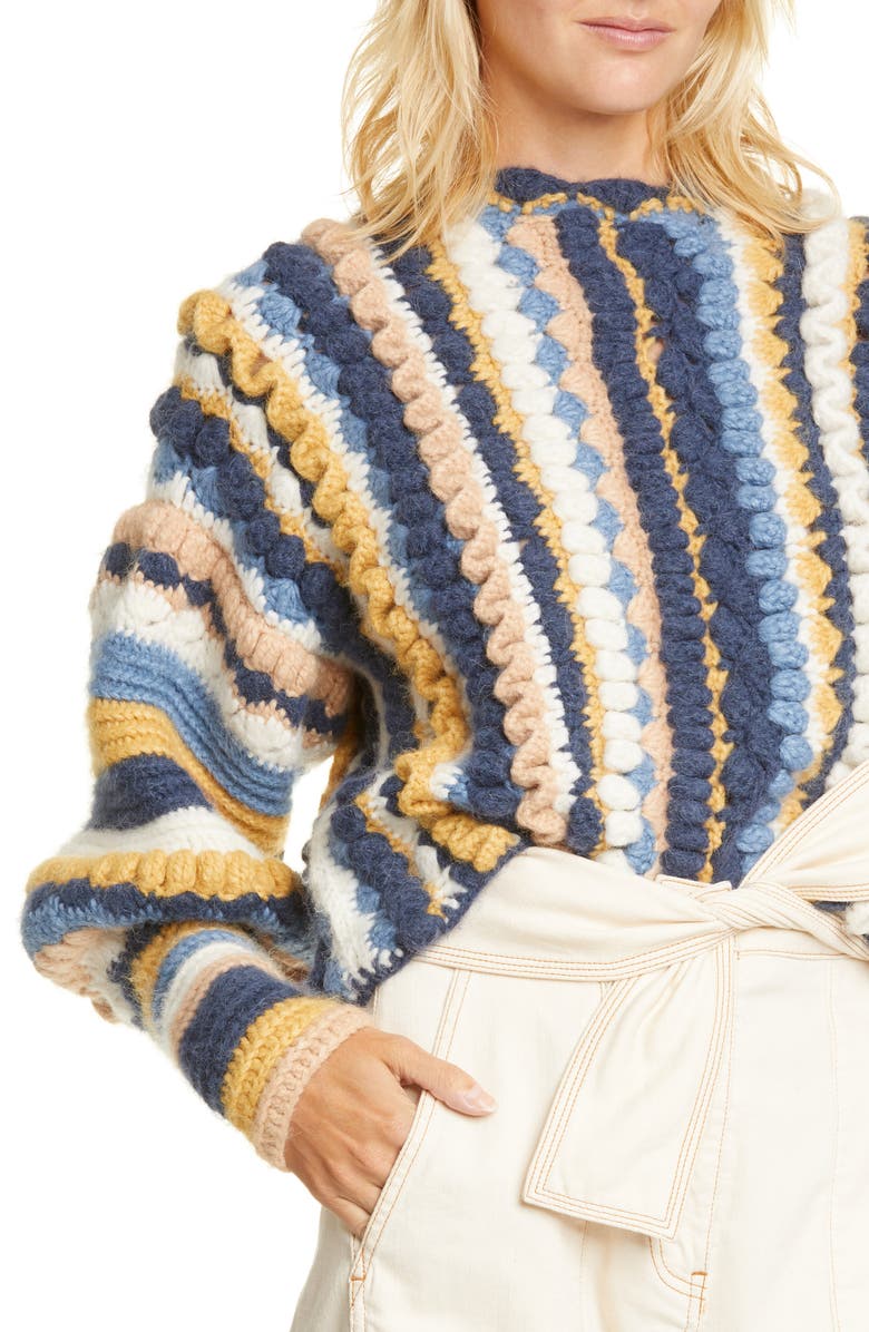 Ulla Johnson Agostina Alpaca Blend Sweater, Alternate, color, 