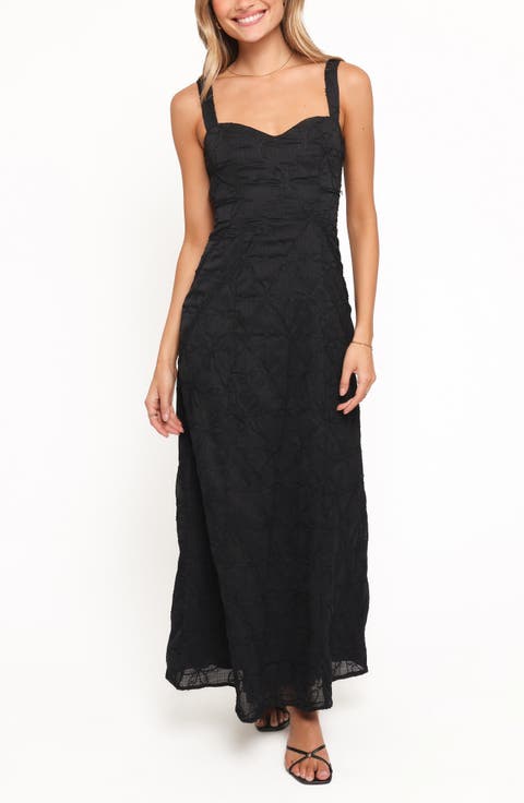 Beryl Floral Embroidered Maxi Sundress