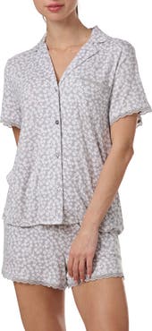 Splendid Notch Collar Short Pajamas