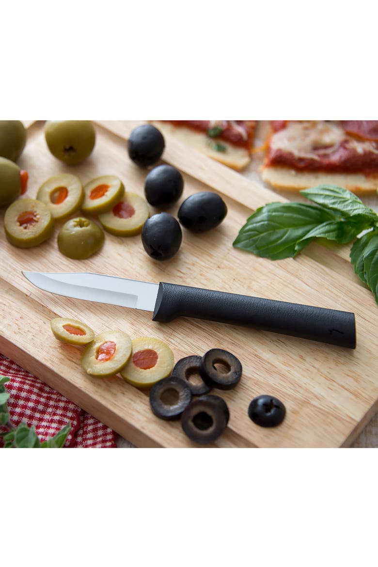 3 Piece Paring Knives Galore Set & 6 Piece Steak Knife Set in Gift Box, Alternate, color, Black