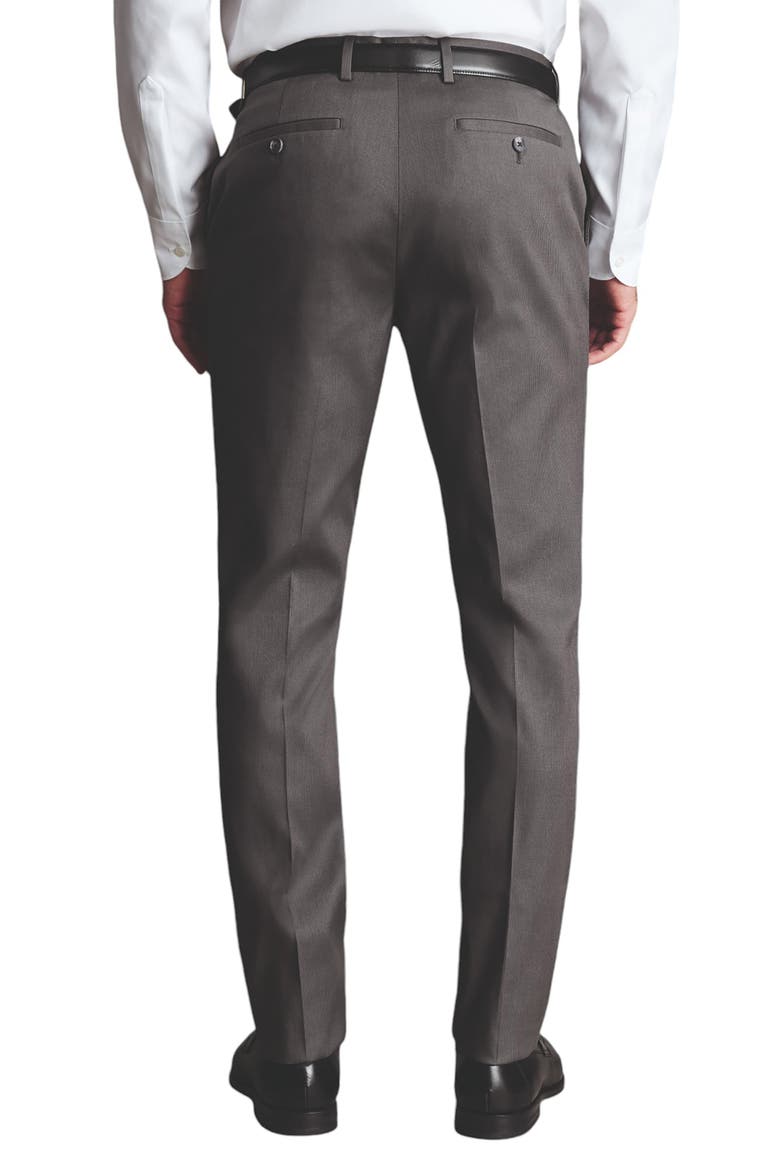 Slim Fit Smart Texture Pants, Alternate, color, Charcoal Grey