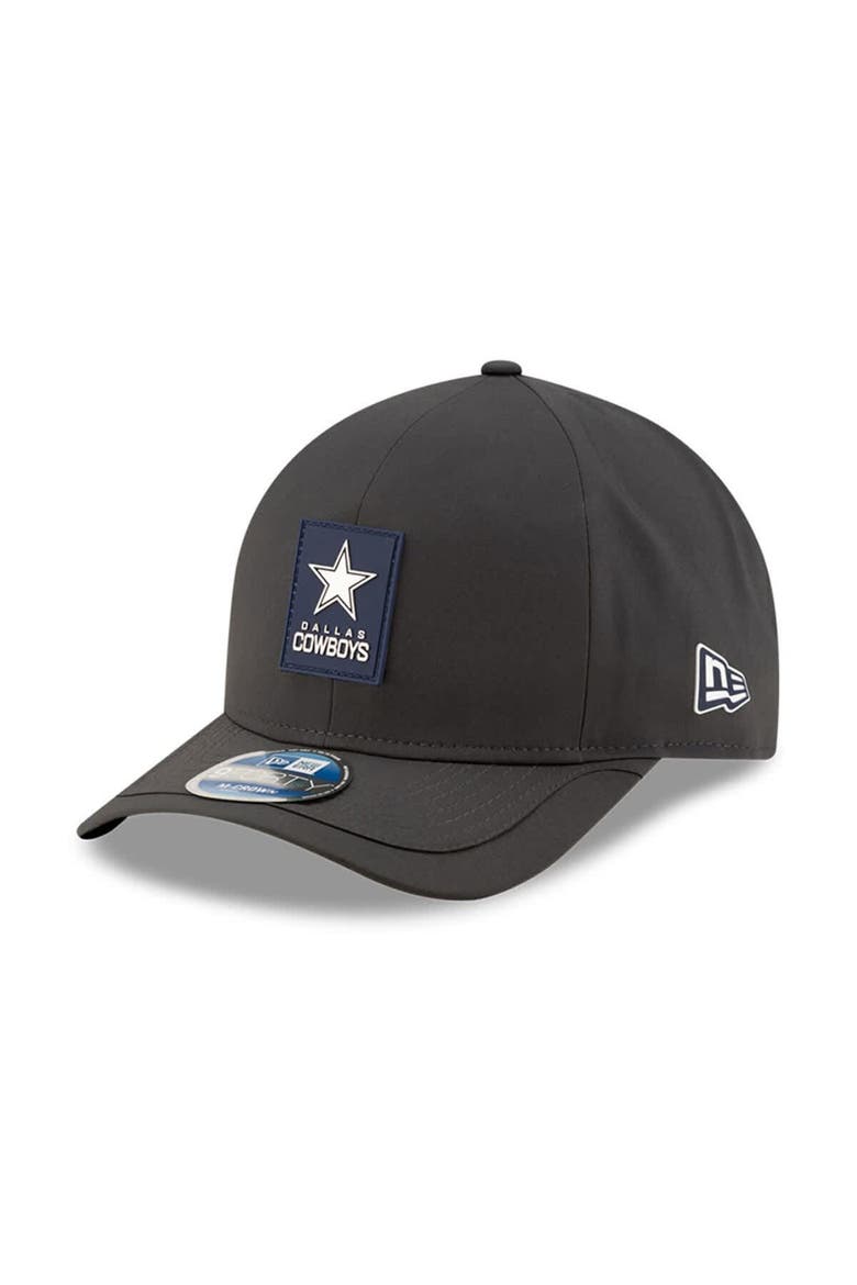 Men's New Era Charcoal Dallas Cowboys 2025 Sideline Cold Weather 9FORTY M-Crown Adjustable Hat, Main, color, Charcoal