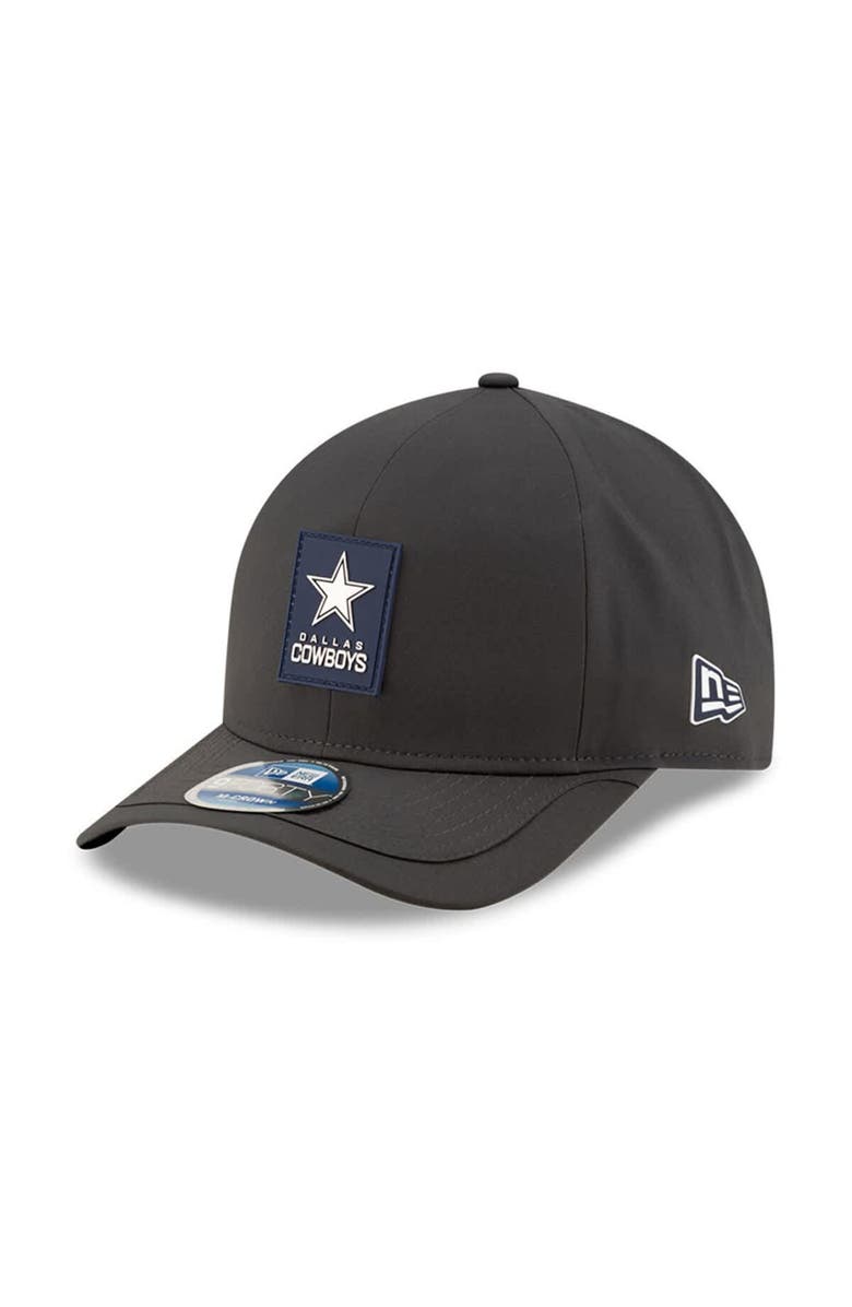 New Era Men's New Era Charcoal Dallas Cowboys 2025 Sideline Cold Weather 9FORTY M-Crown Adjustable Hat, Main, color, Charcoal