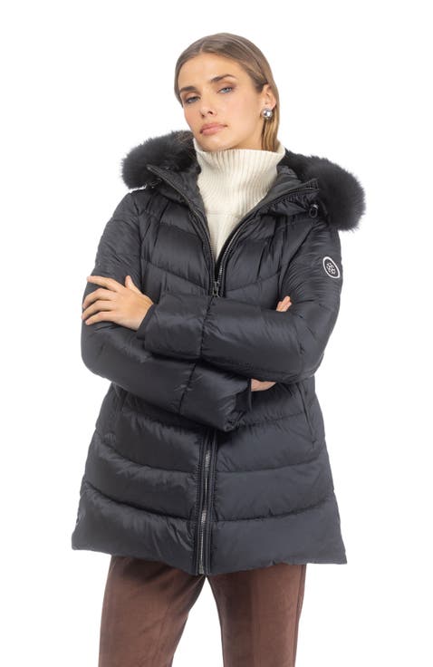 Apres-Ski Jacket With Detachable Hood Trim