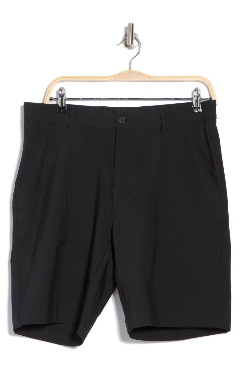 Greg Norman Classic Stretch Golf Shorts, Alternate, color, Black