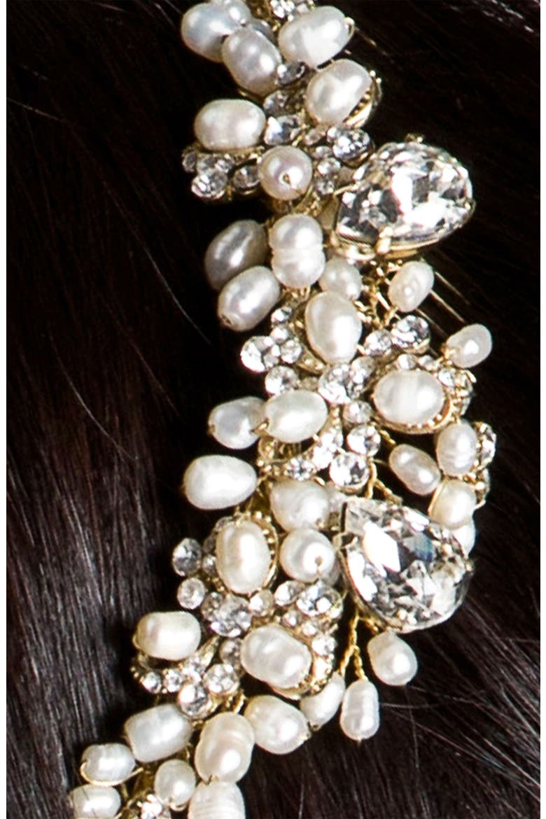 'Vintage' Hair Comb, Alternate, color, GOLD