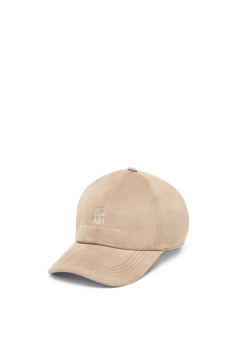 Brunello Cucinelli Suede baseball cap, Main, color, 