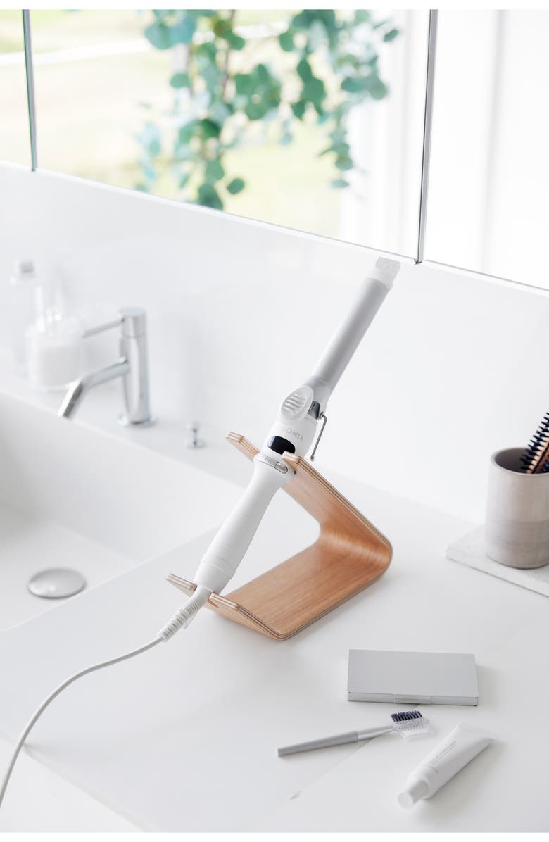 Yamazaki Hair Dryer & Iron Stand, Alternate, color, Ash