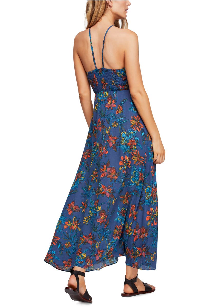 Free People One Step Ahead Maxi Dress, Alternate, color,