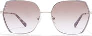 Kenneth Cole Geometric 60mm Sunglasses
