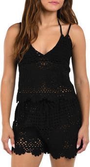 Citrus Crochet Cover-Up Camisole