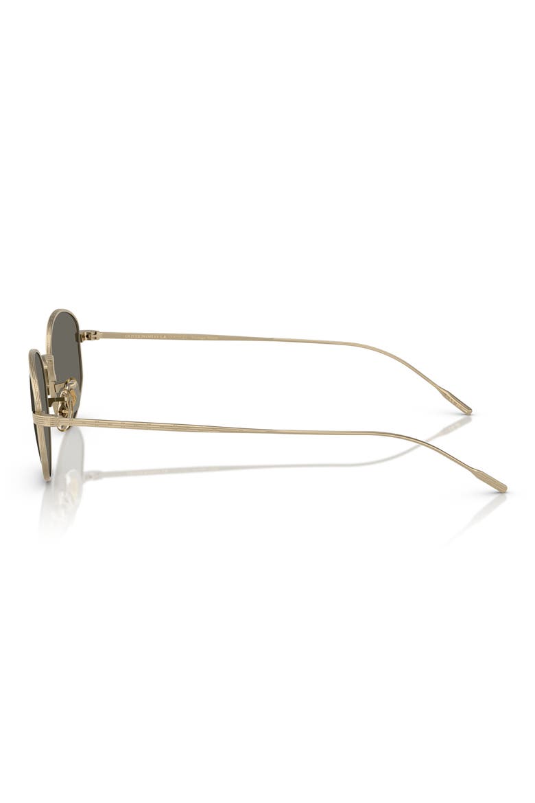 51mm Oval Sunglasses, Alternate, color, GOLD GREY