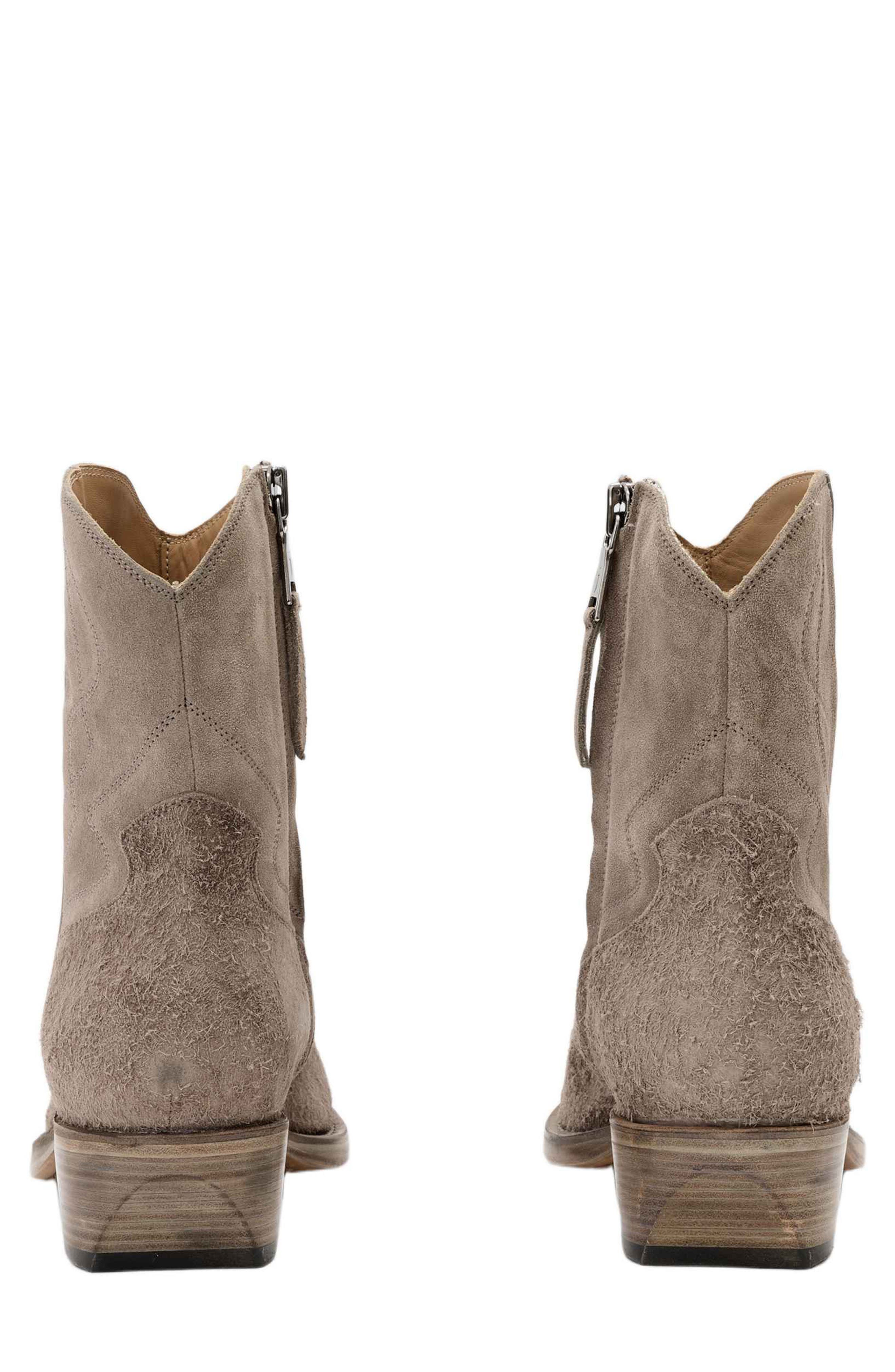 John Varvatos Walker Rancher Boot, Alternate, color, Grey Sky