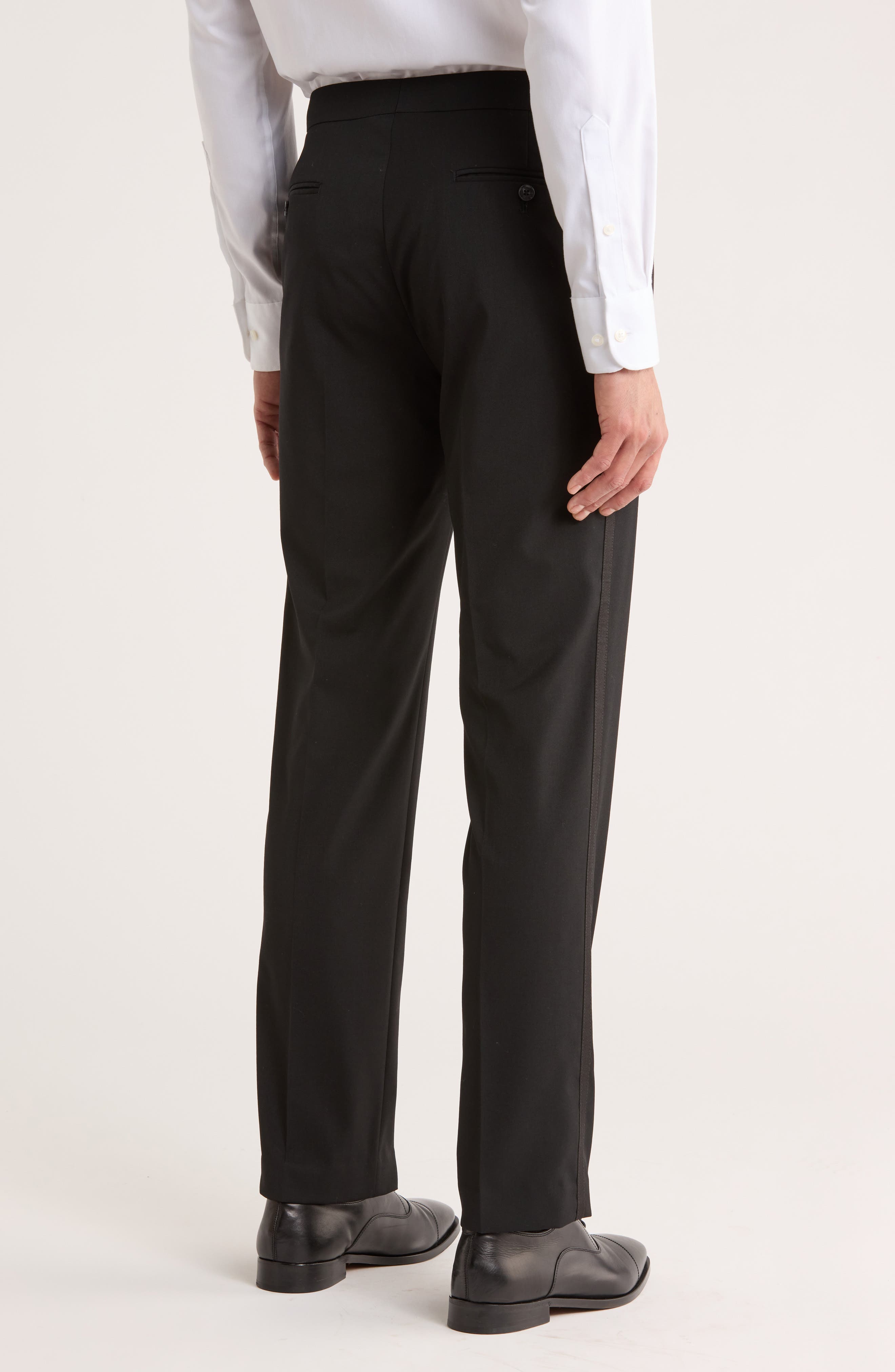 Flat Front Tuxedo Pants - image 2
