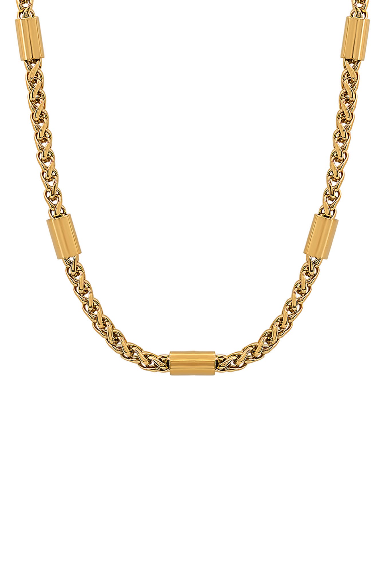HMY JEWELRY Station Chain Necklace