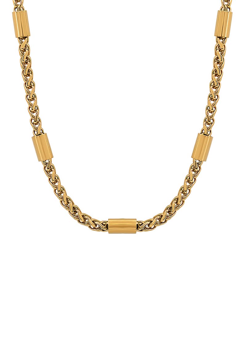 Station Chain Necklace, Main, color, GOLD